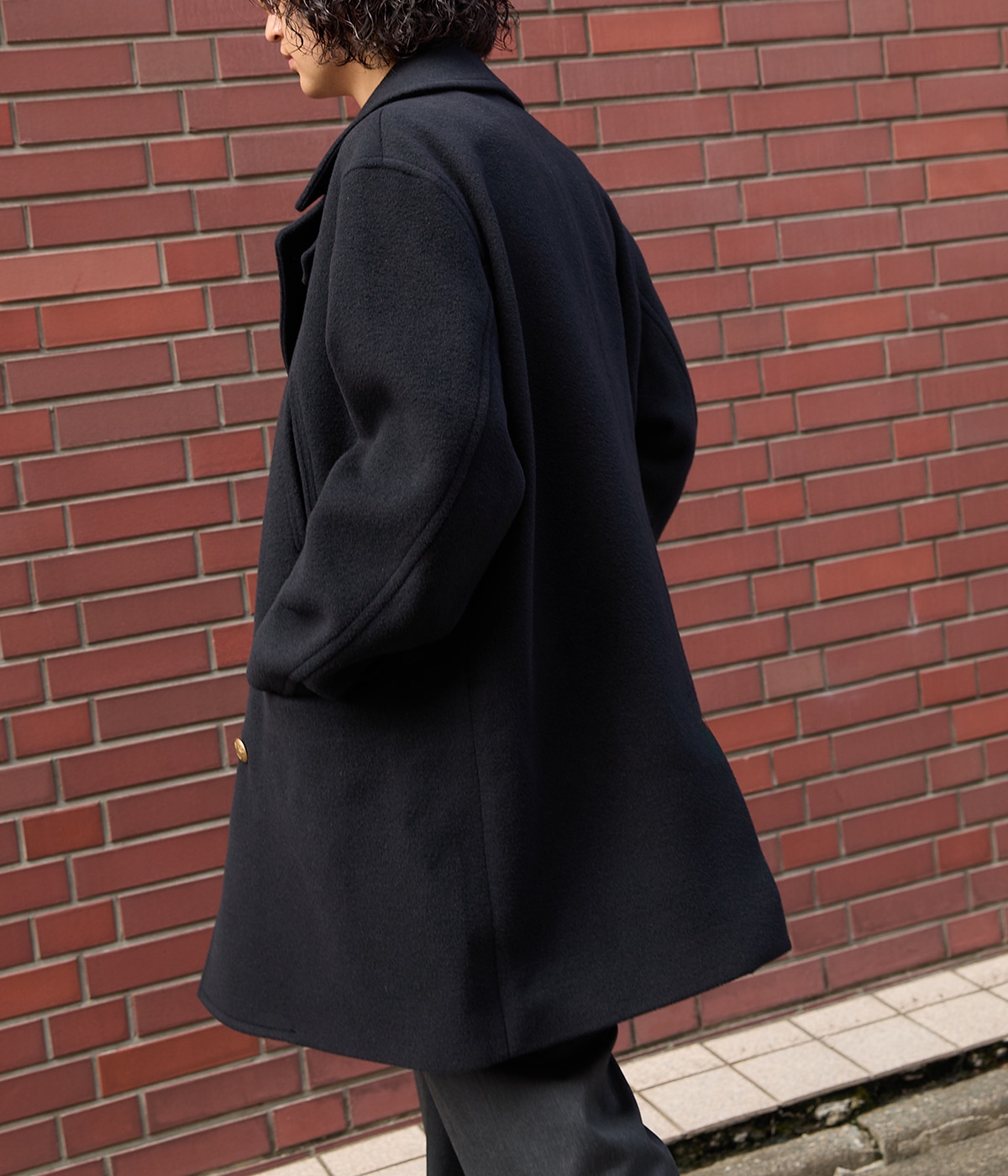 blurhms Wool Cashmere Pea Coat 22AW サイズ2 別注 Wool Cashmere Pea Coat | blurhms(ブラームス) / アウター