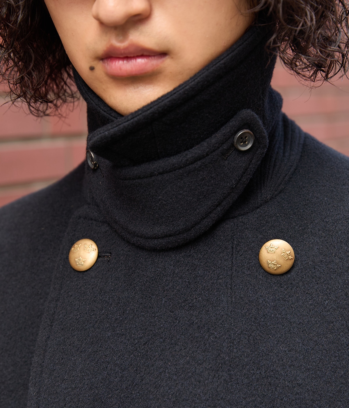 blurhms Wool Cashmere Pea Coat 22AW サイズ2 別注 Wool Cashmere Pea Coat | blurhms(ブラームス) / アウター