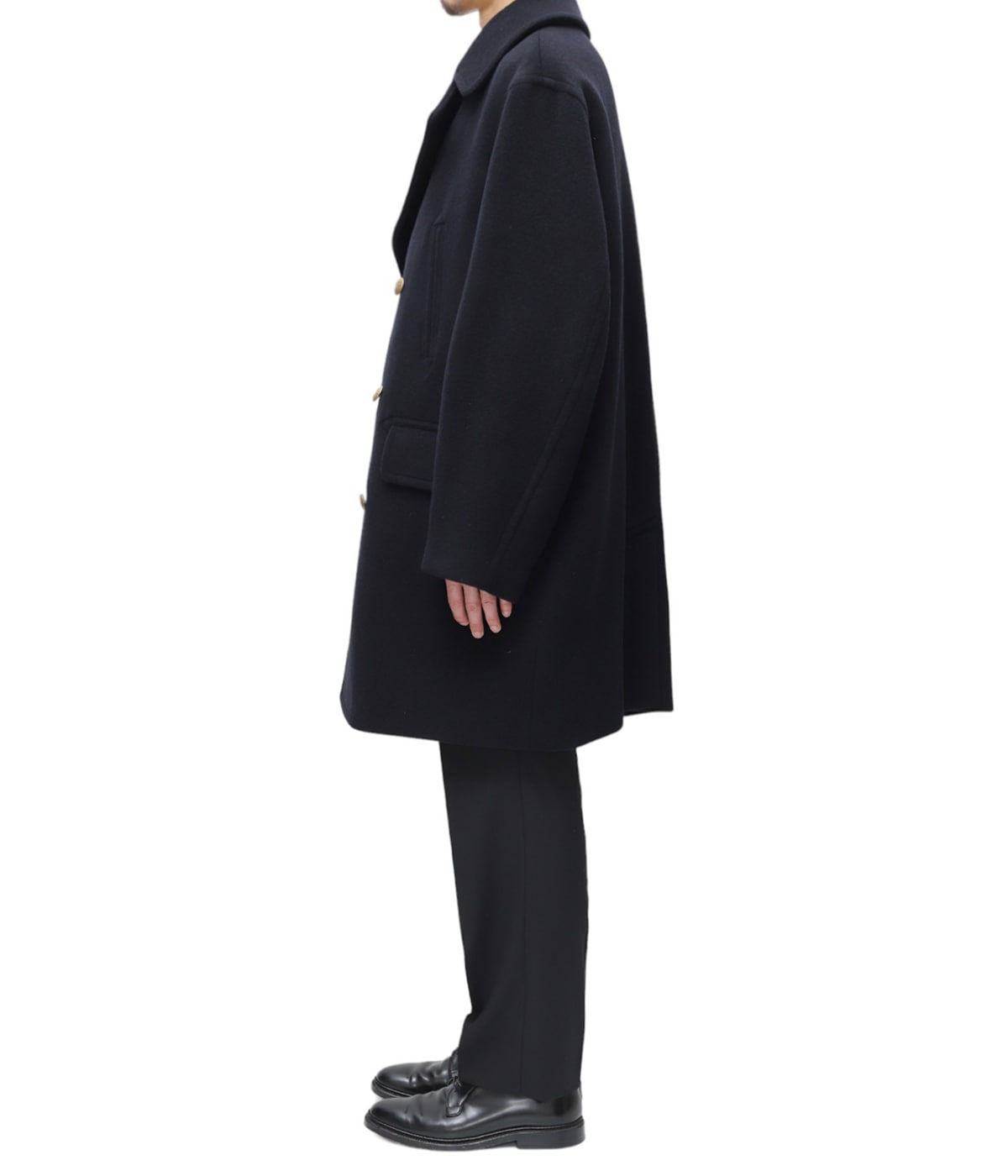 blurhms Wool Cashmere Pea Coat 22AW サイズ2 別注 Wool Cashmere Pea Coat | blurhms(ブラームス) / アウター