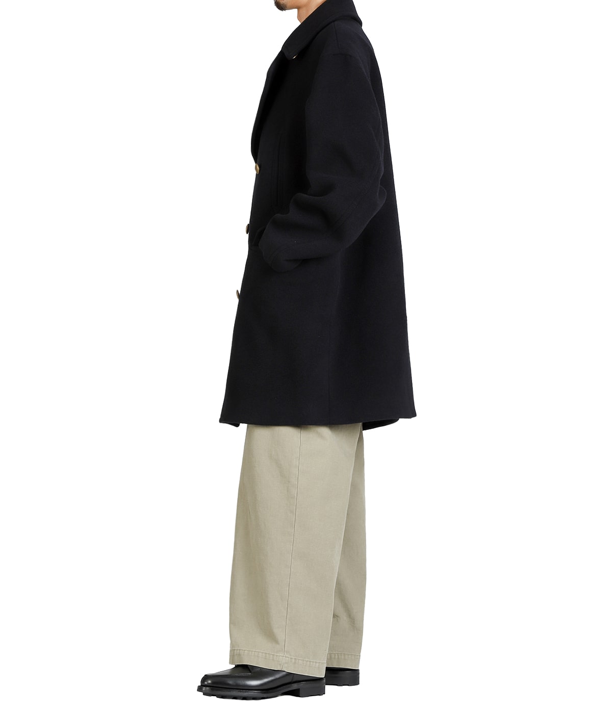 別注 Wool Cashmere Pea Coat | blurhms(ブラームス) / アウター