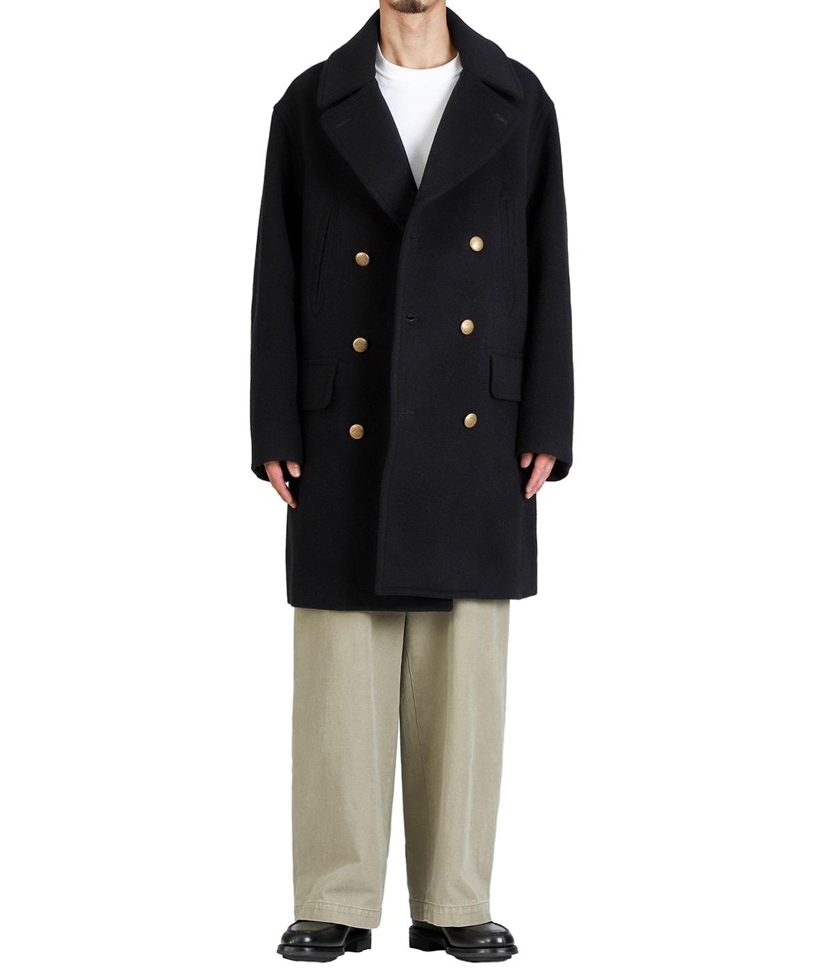 別注 Wool Cashmere Pea Coat | blurhms(ブラームス) / アウター