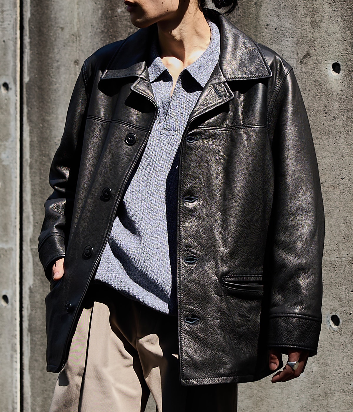 別注 US NEW CARCOAT | Schott(ショット) / アウター レザー