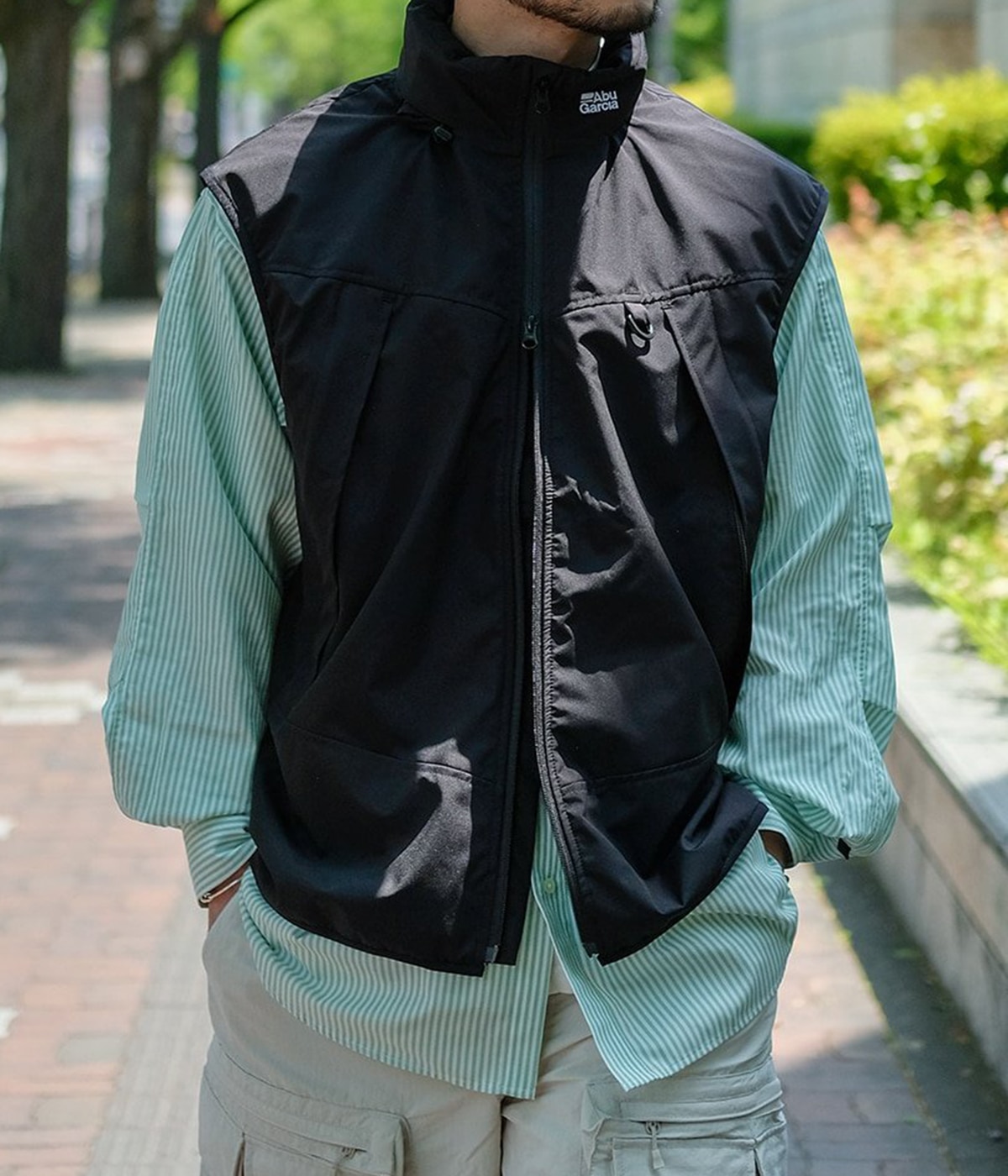 アーク別注アブガルシアベストL ブラック 別注 3Layer Military Vest | Abu Garcia(アブガルシア