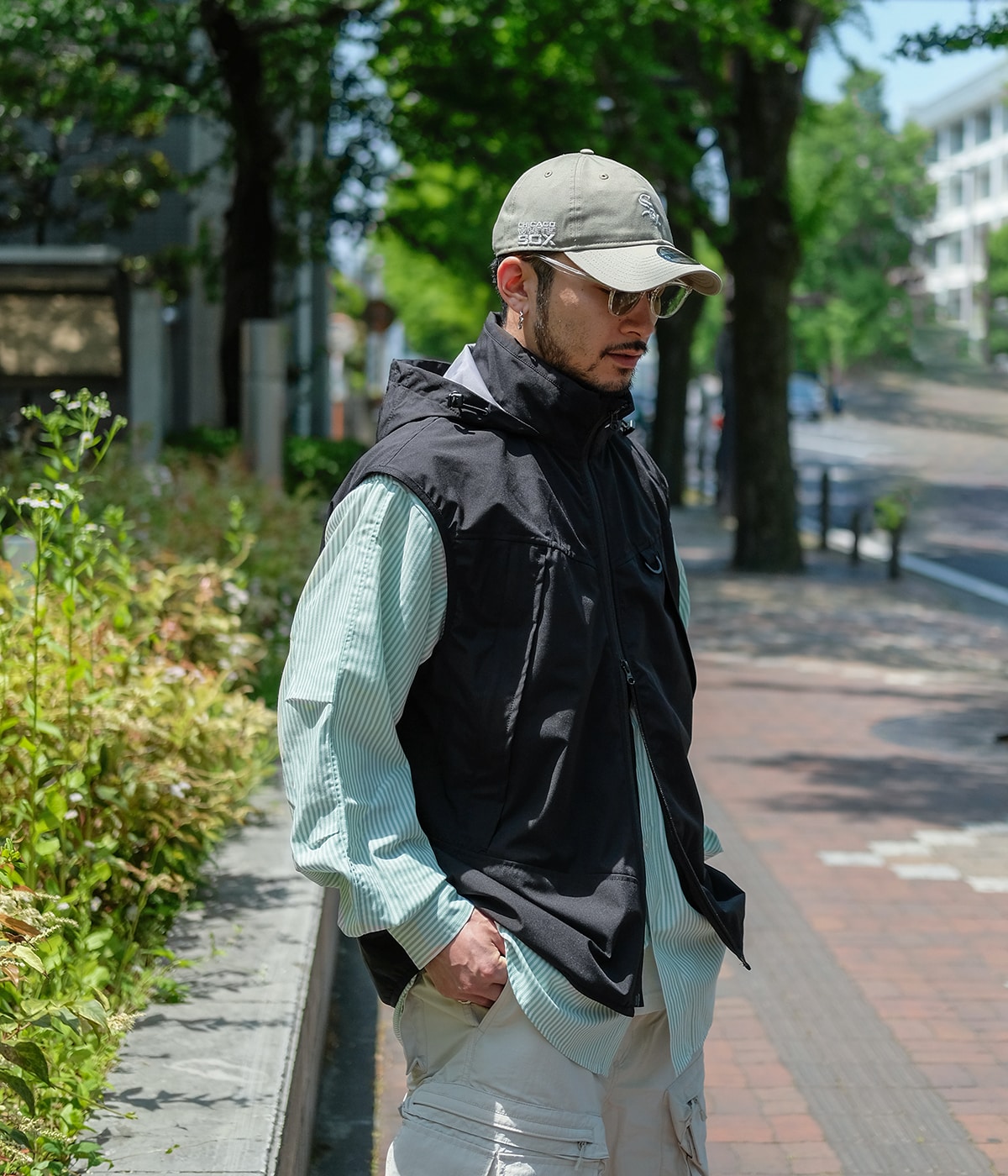 美品 アブガルシア 別注 Military Vest M 別注 3Layer Military Vest | Abu Garcia(アブガルシア