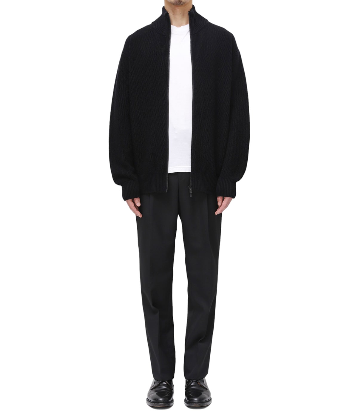 BATONER バトナー　ウールニット　カーディガン　2 ダークネイビー　メンズ BATONER/バトナー｜【MEN】絶対押さえたい春のお助けアイテム