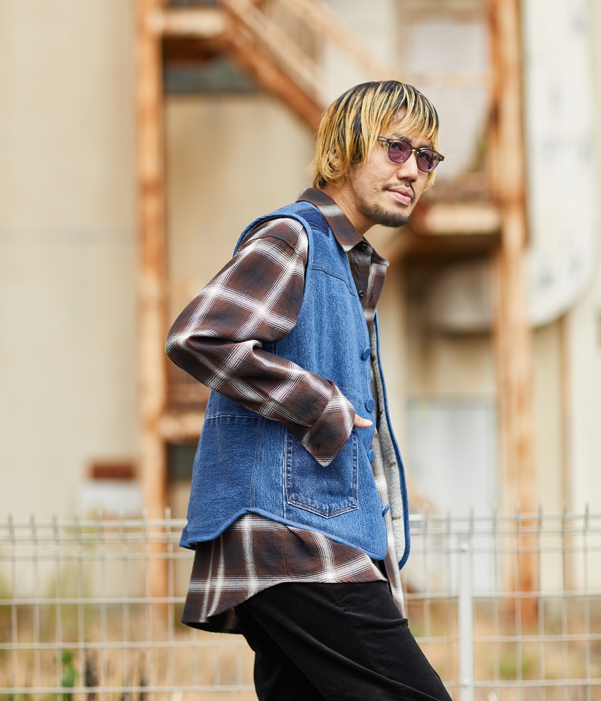 ナナナナサーカ　デニムトップス 別注 Denim Vest | 77circa(ナナナナサーカ) / トップス ベスト