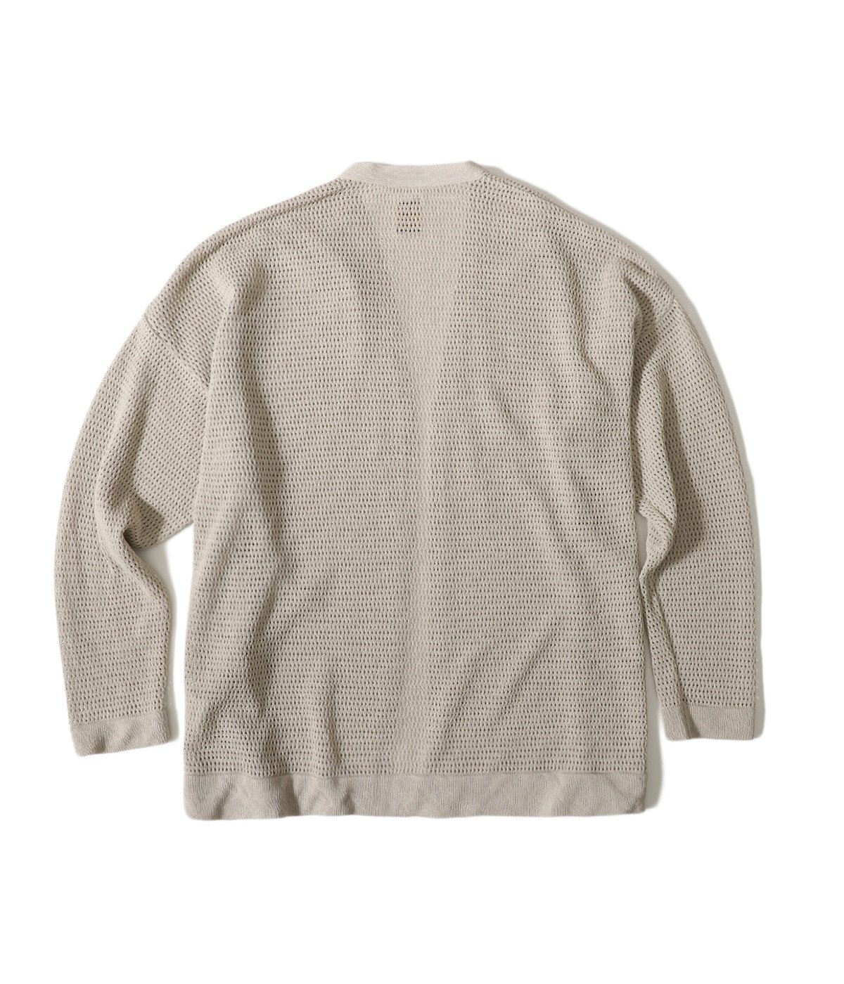 別注 NO COLLAR MESH CARDIGAN | BATONER(バトナー) / トップス