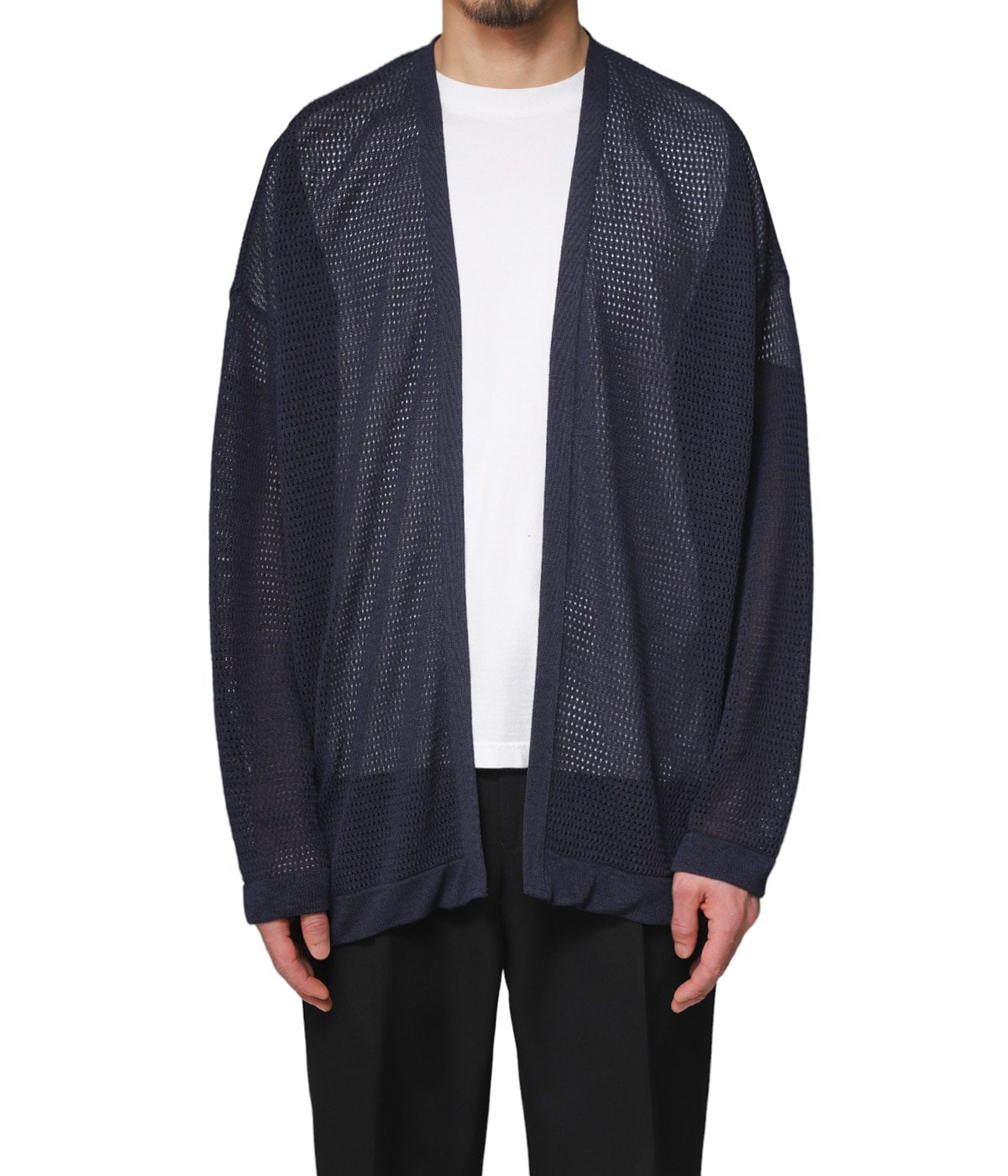 別注 NO COLLAR MESH CARDIGAN | BATONER(バトナー) / トップス