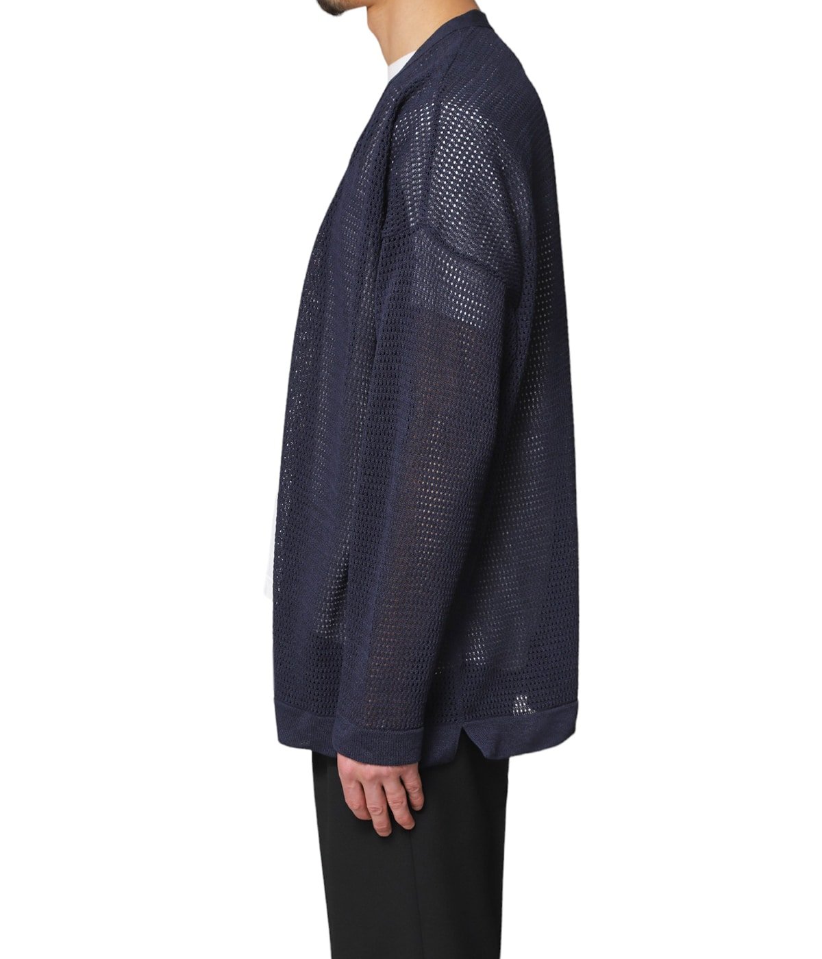 ☆美品☆BATONER 24SS NO COLLAR MESH CARDIGAN 別注 NO COLLAR MESH CARDIGAN | BATONER(バトナー) / トップス