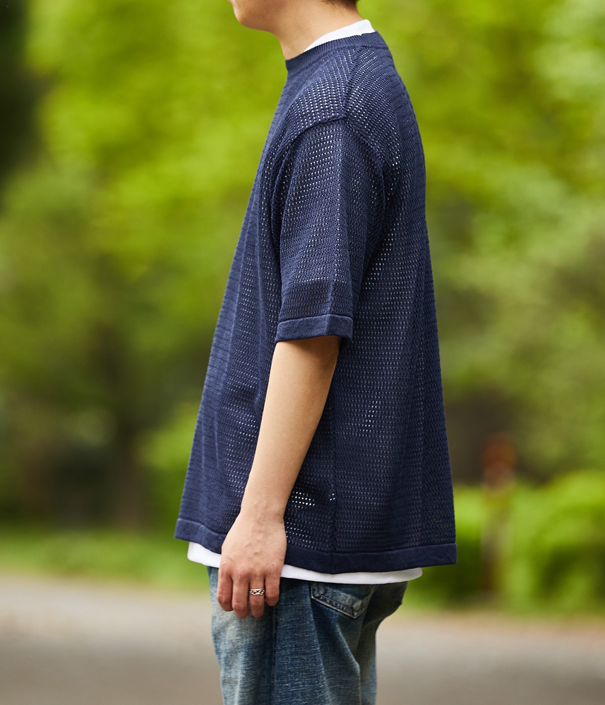 別注 SUMMER KNIT CREW NECK SHORT SLEEVE | BATONER(バトナー