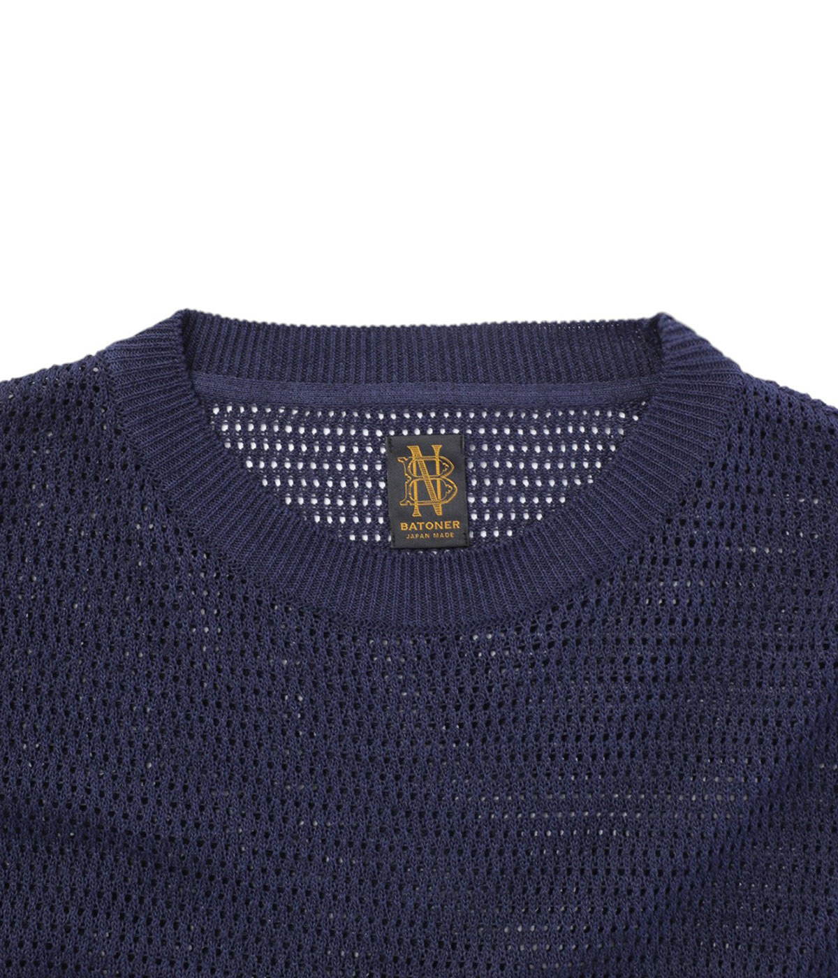 トップス SUMMER KNIT CREW NECK SHORT SLEEVE 別注 SUMMER KNIT CREW NECK SHORT SLEEVE | BATONER(バトナー