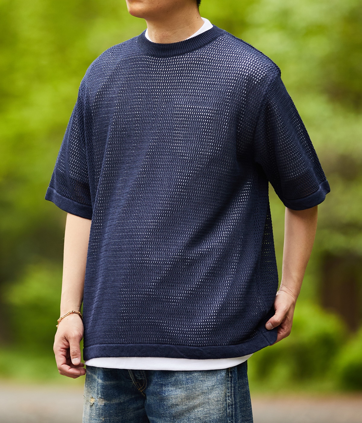 別注 SUMMER KNIT CREW NECK SHORT SLEEVE | BATONER(バトナー