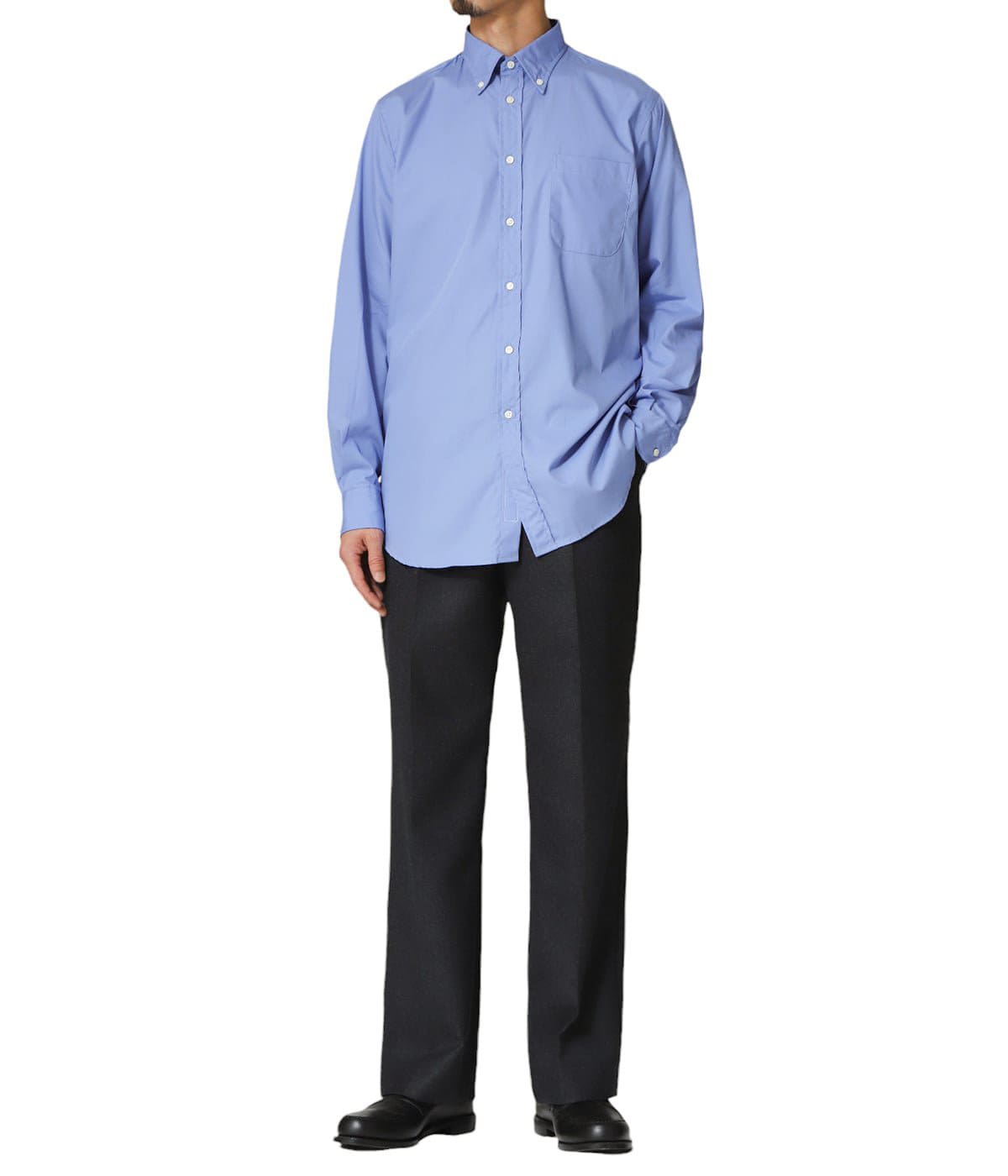 別注 L/S Poplin B.D shirts | INDIVIDUALIZED SHIRTS(インディ