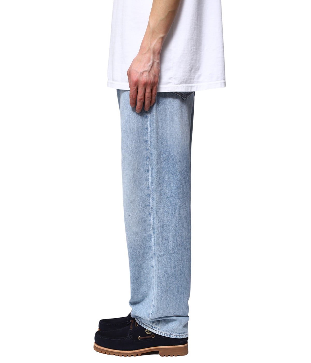 関税送料込み★【as\"on】24fw LOOSE TRAINING PANTS WORKWEAR 568™ ジーンズ ルーズストレート ダブルニー