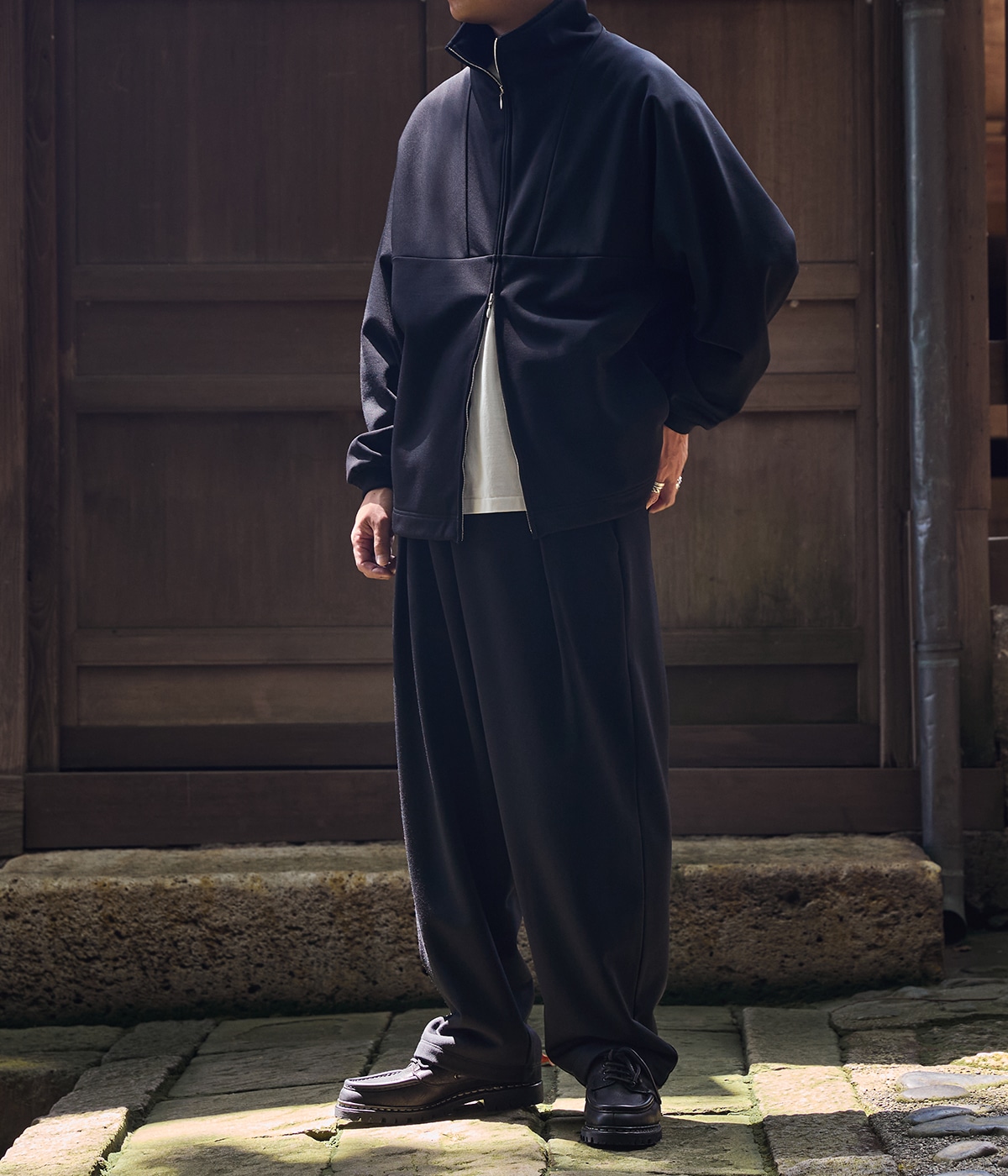 BATONERバトナー　ストレートパンツ Batoner / Cotton Silk Rib Pant | Dresswell（ドレスウェル）