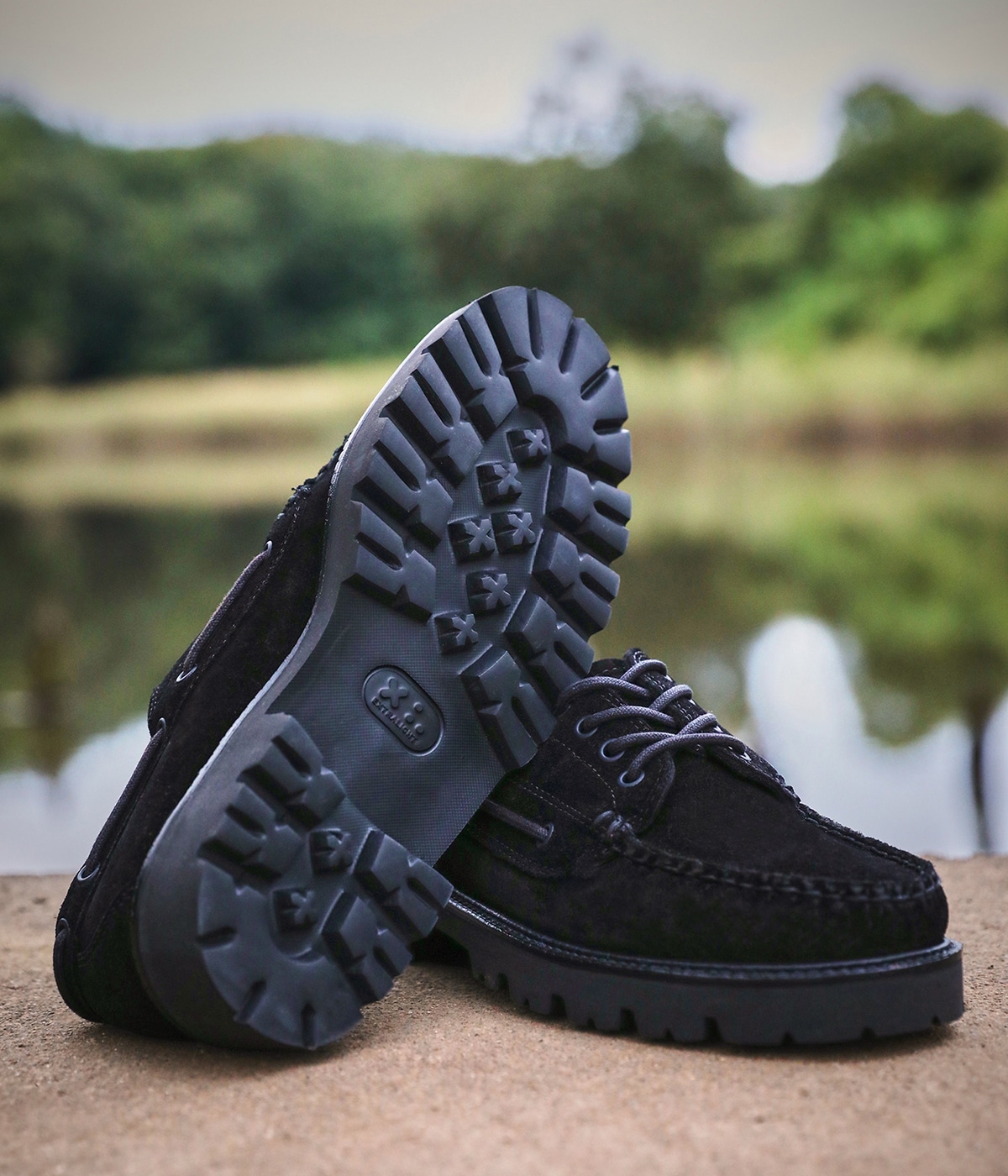 ARK NETS 別注G.H. Bass RANGER MOC 黒 スエード 別注 RANGER MOC - suede - | G.H.Bass(ジー・エイチ・バス