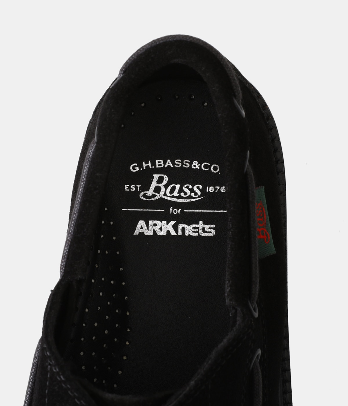 ARK NETS 別注G.H. Bass RANGER MOC 黒 スエード 別注 RANGER MOC - suede - | G.H.Bass(ジー・エイチ・バス