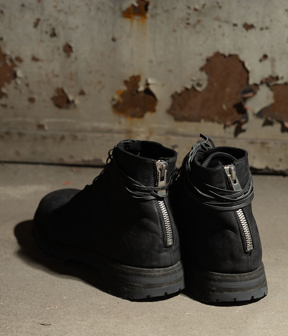 別注 NEW MIDLACE BACK ZIP BOOTS | GUIDI(グイディ) / シューズ