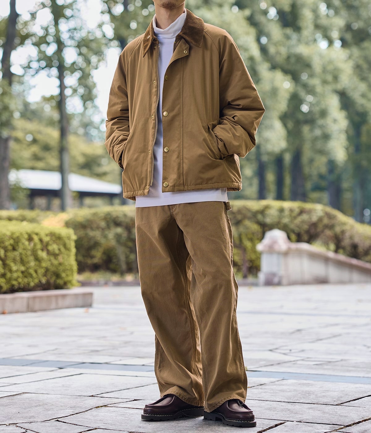 model（173cm） 着用サイズ：40