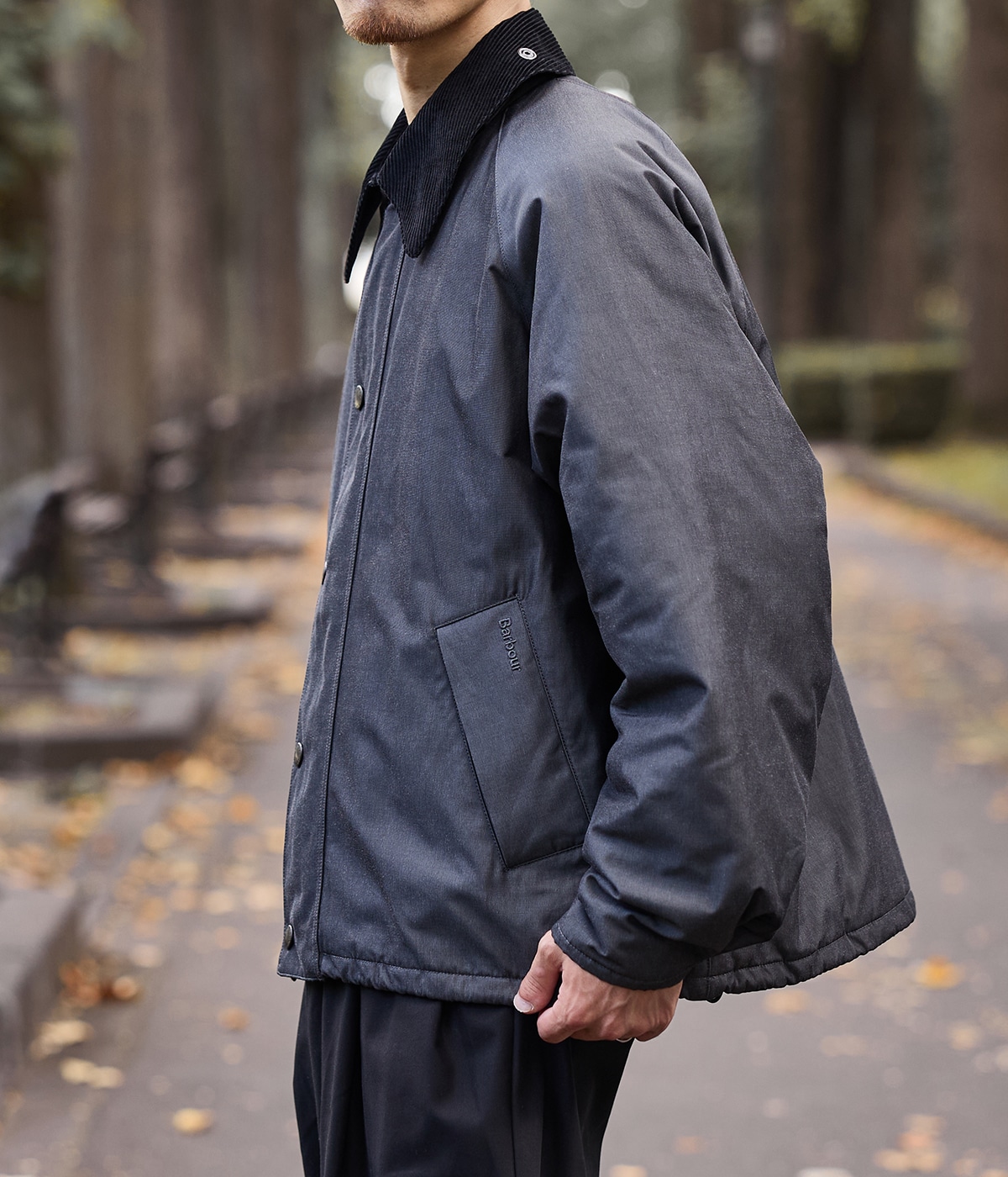 model（173cm） 着用サイズ：40