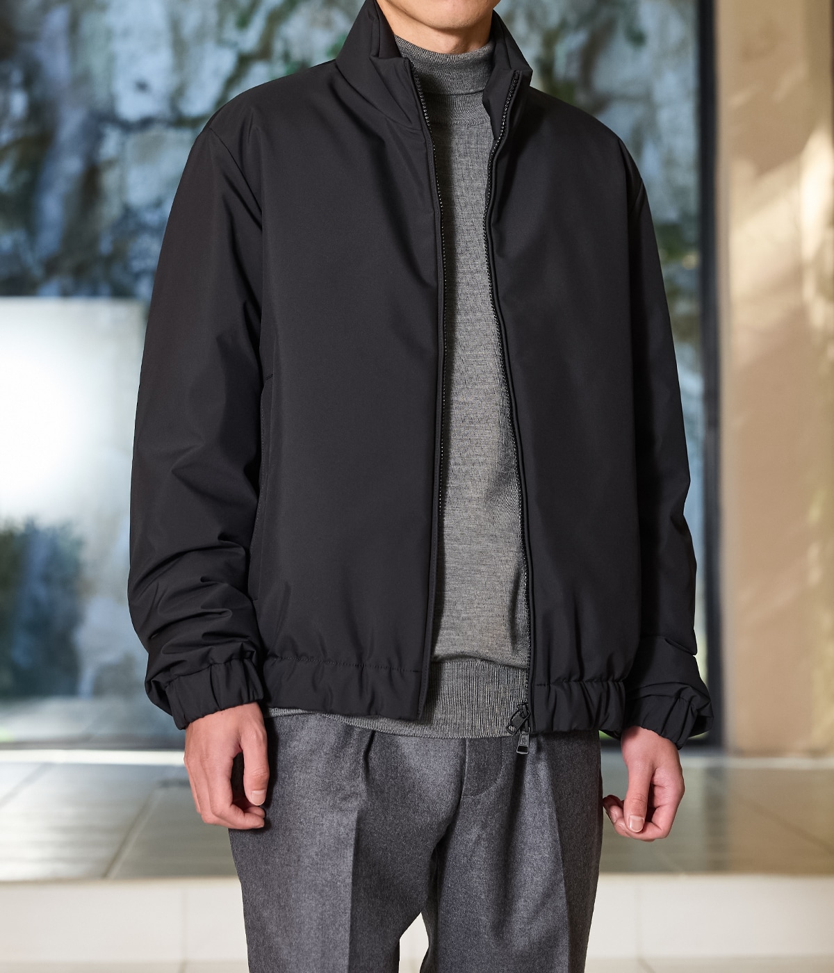 【希少✨L!!】モンクレール　LUC ナイロン切り替え　スタジャン　国内正規品 別注 Exclusive LUSERNA JACKET -ルセルナ- | MONCLER(モンクレール