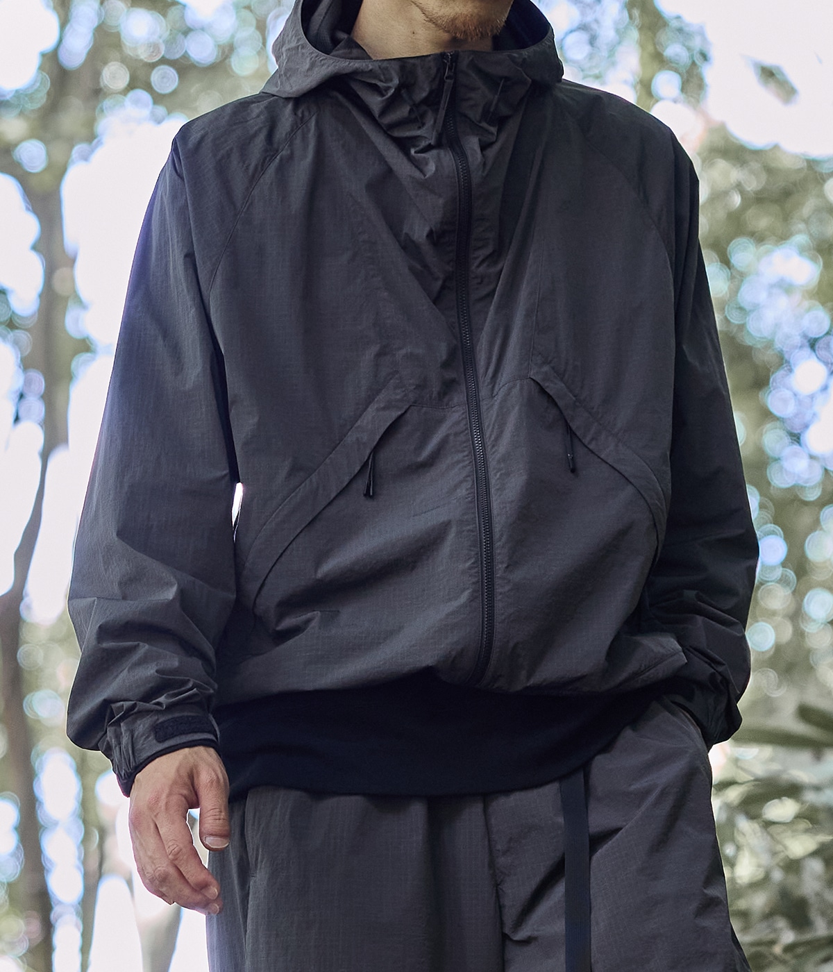 別注 Dope Dyed Rip-stop Hooded Jacket | Goldwin(ゴールド