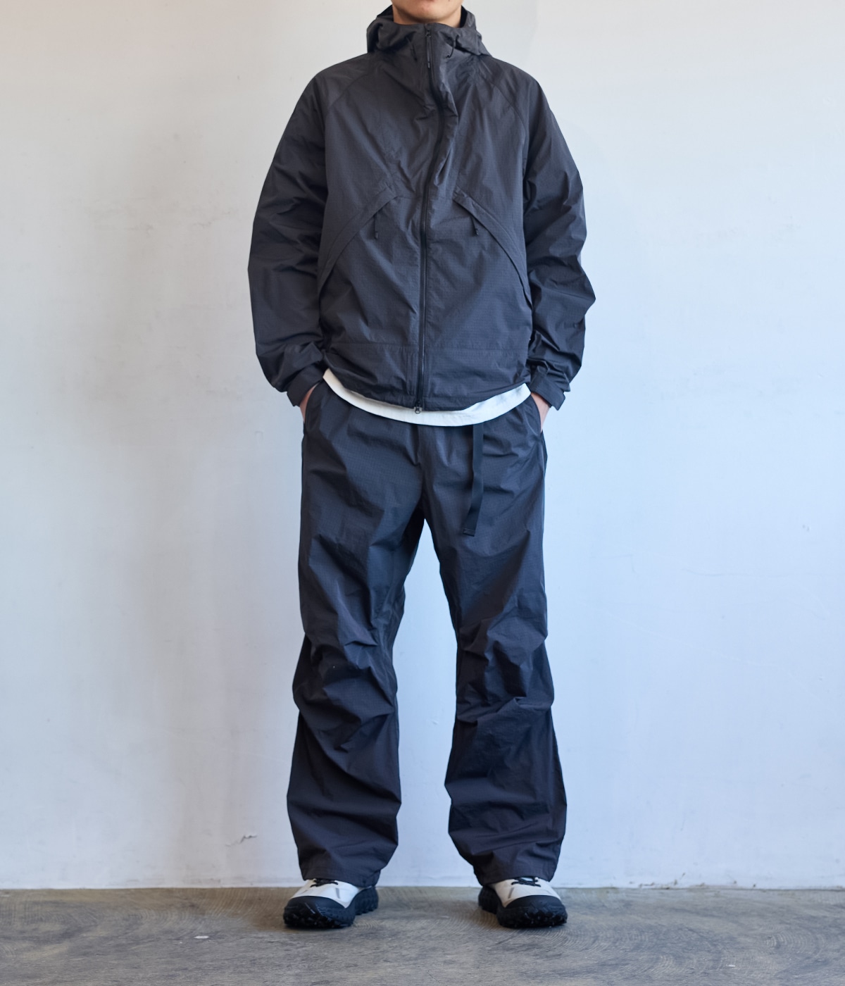 別注 Dope Dyed Rip-stop Hooded Jacket | Goldwin(ゴールドウイン