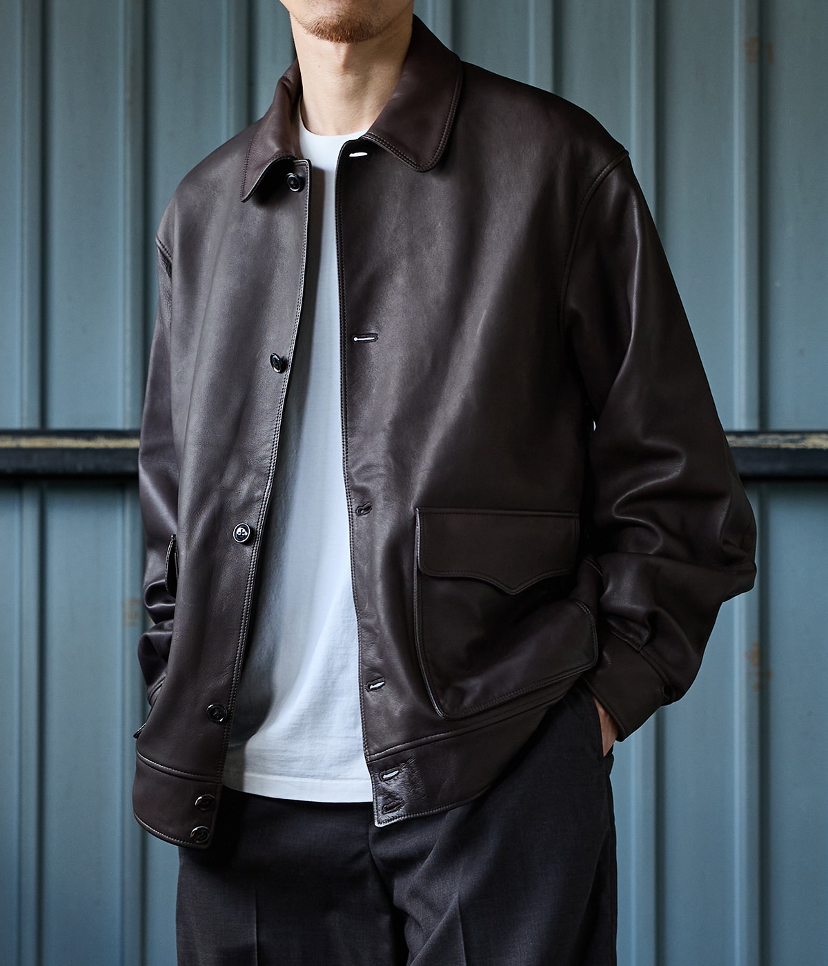 美品 Blurhms Lamb Cossack Jacket blurhms - Blurhms / Lamb Cossack Jacketの通販 by JCST03