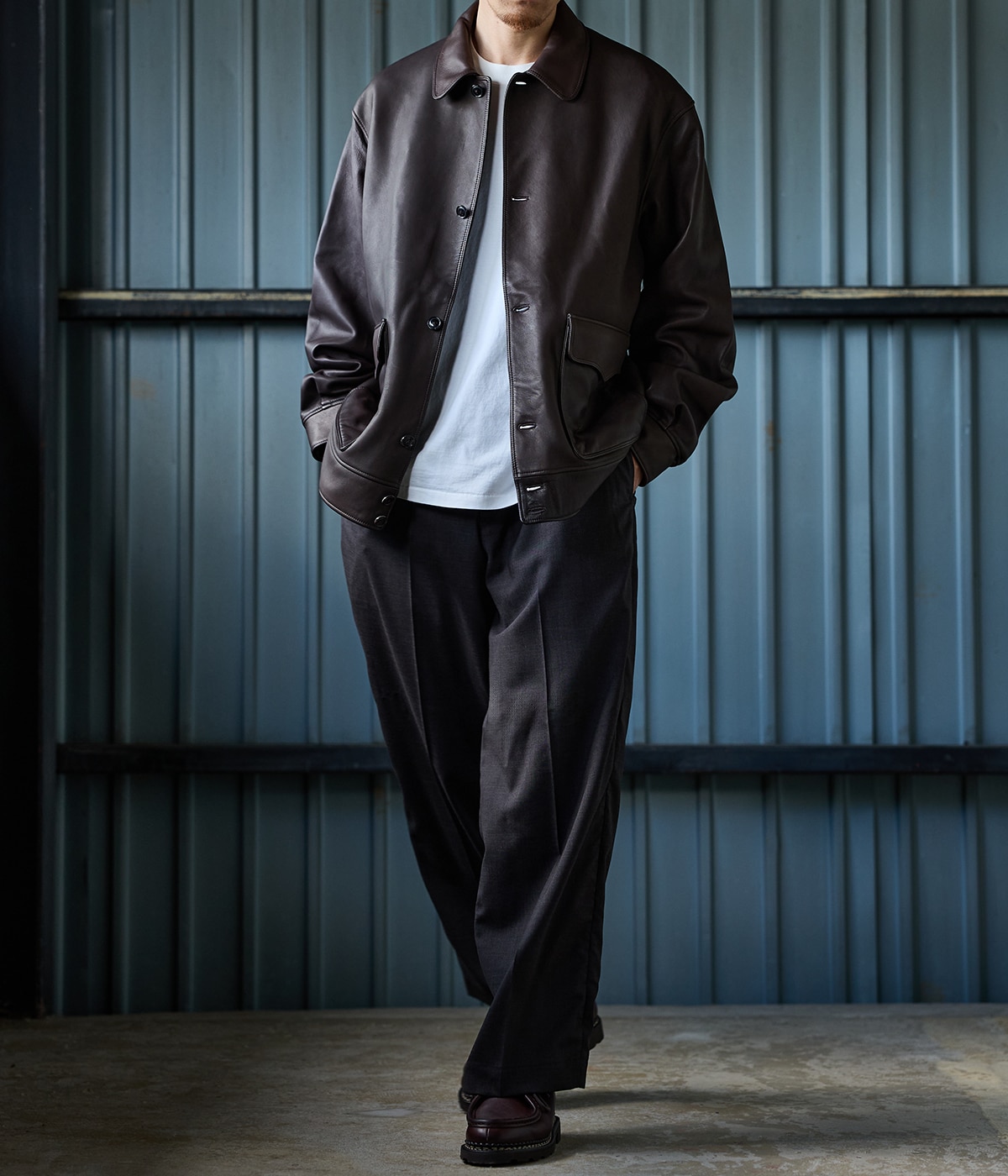 【ONLY ARK】Lamb Cossack Jacket サイズ3 24aw ONLY ARK】Lamb Cossack Jacket サイズ3 24aw