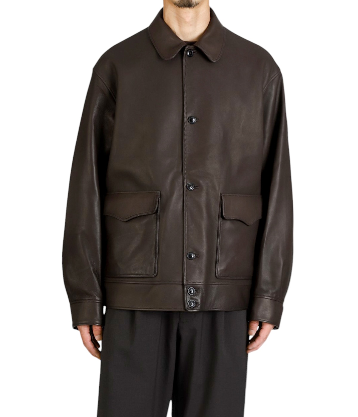 ジャケット・アウター blurhms Lambs Cossack Jacket blurhms / ブラームス Lamb Cossack Jacket BHS23F007（レザー