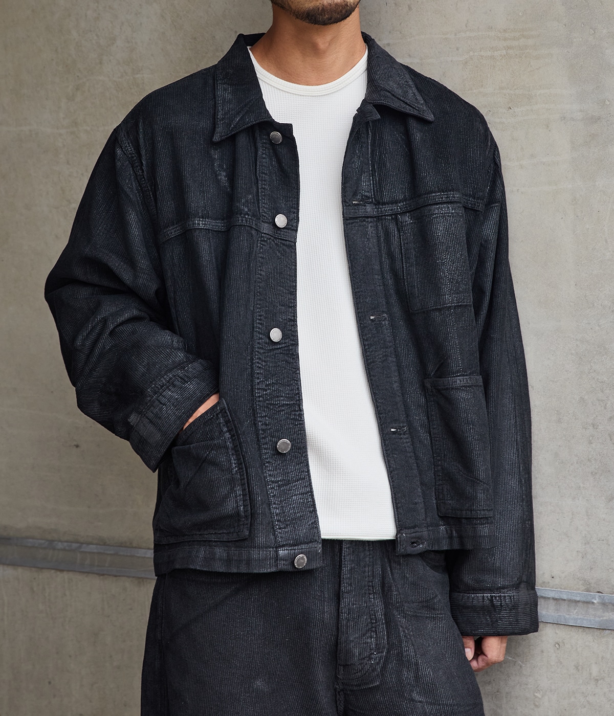 model（184cm） 着用サイズ：L