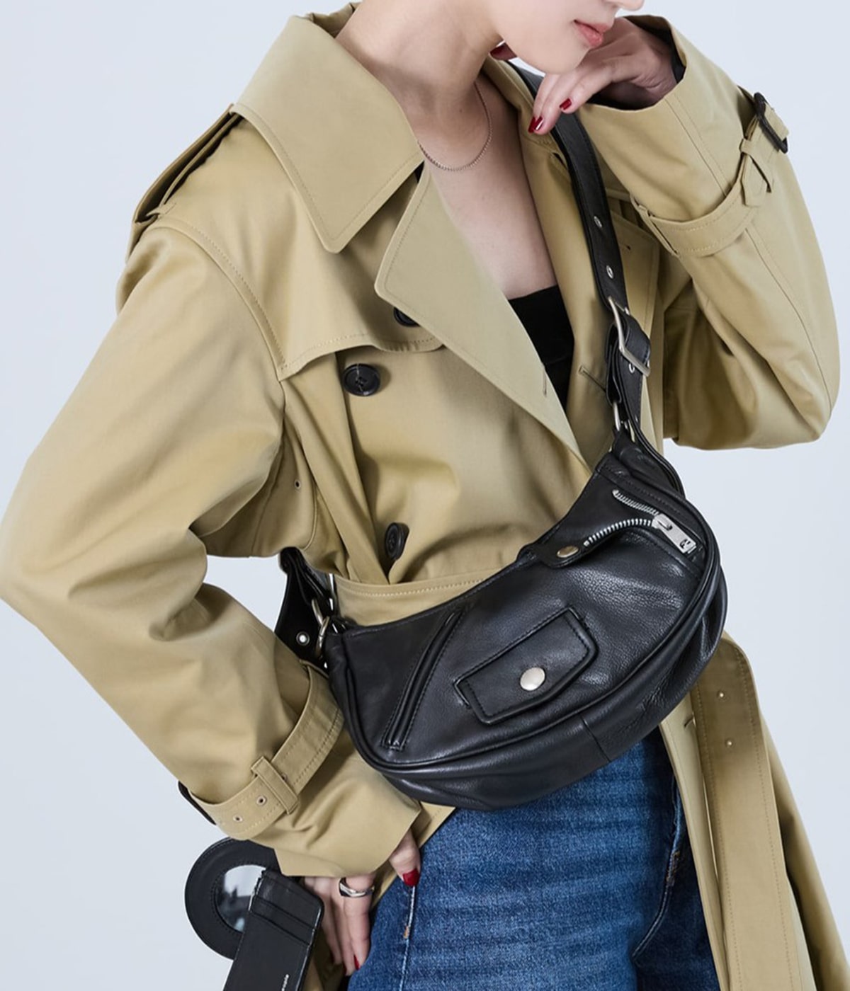 別注 riders shoulder bag | beautiful people(ビューティフル