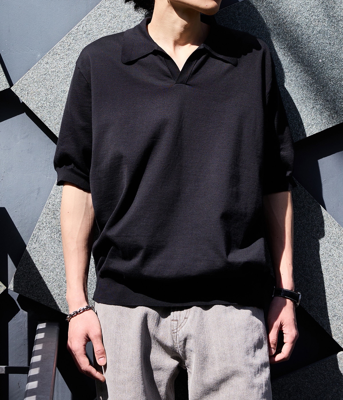 別注 THE SEAISLAND COTTON SKIPPER POLO S/S | BATONER