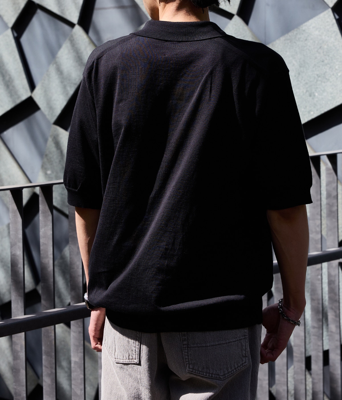 【美品】BATONER/バトナー スキッパーポロ サイズ3 ネイビー 別注 THE SEAISLAND COTTON SKIPPER POLO S/S | BATONER