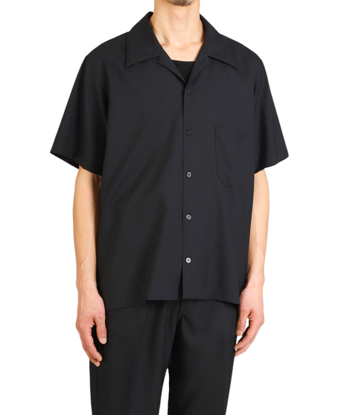 【新品未使用】Batoner ウールレギュラーカラーシャツ BATONER - MEN / WOOL REGULAR COLLAR SHIRT | 高品質なウールを