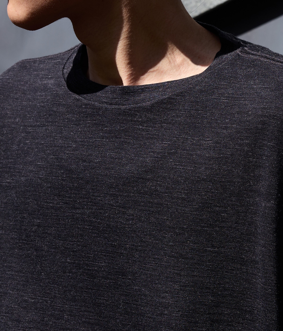 トップス BATONER SUMMER WOOL KNIT Men OX SUMMER KNIT CREW NECK S/S - BATONER｜ONLINE STORE