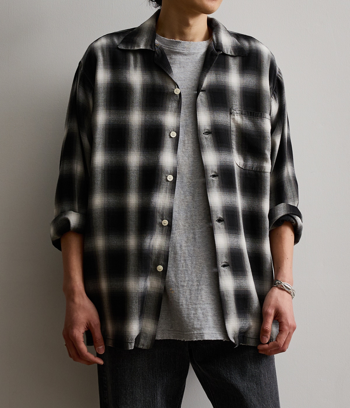 【ONLY ARK別注】orSlow（オアスロウ）総柄レーヨンシャツ（長袖） orSlow（オアスロウ）の「Orslow / オアスロウ：別注 LONG