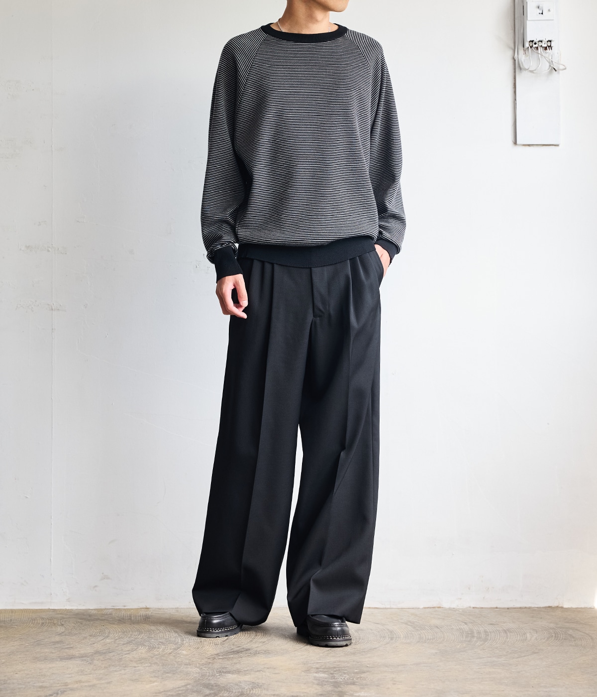 model（175cm） 着用サイズ：2