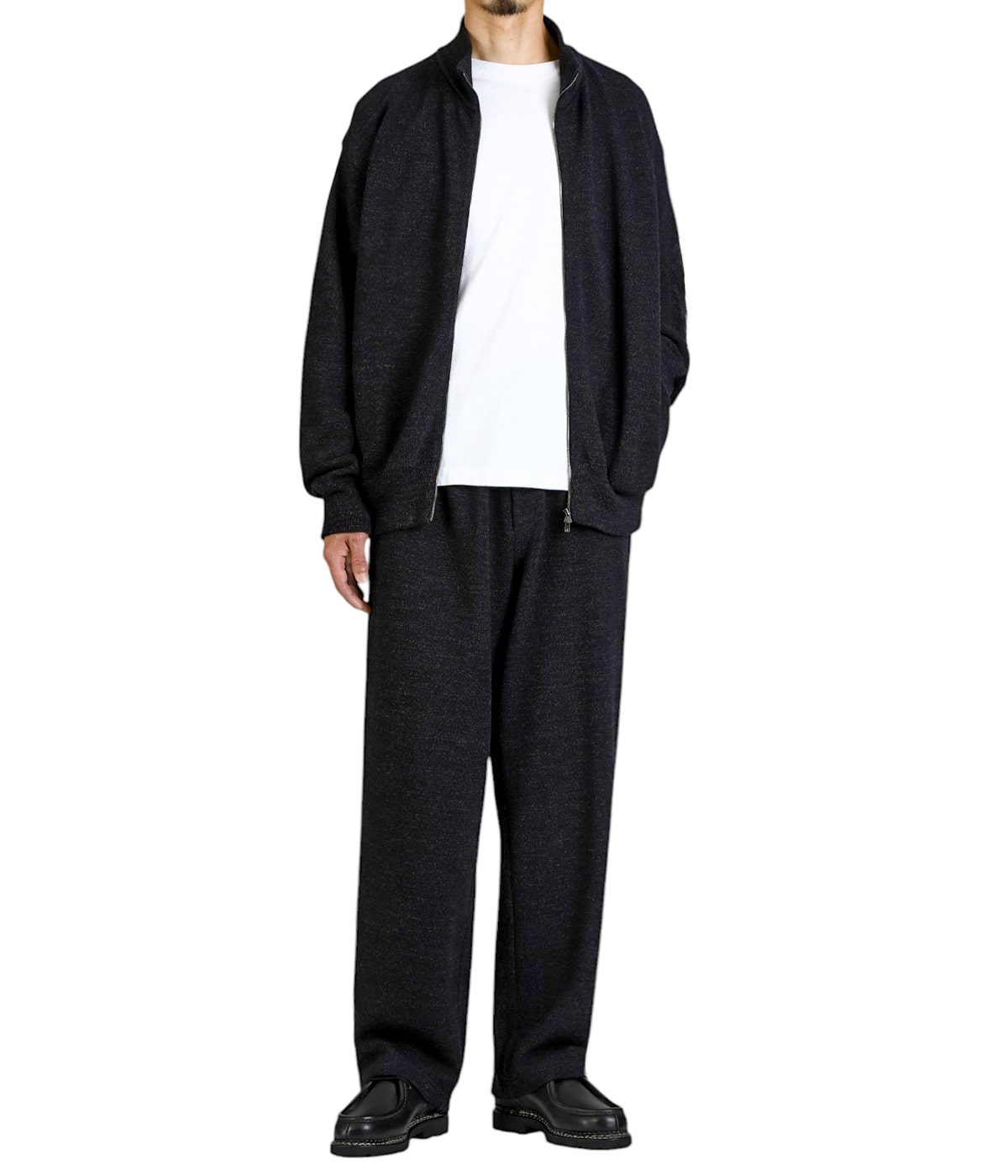 別注 Extra Light Moss Stitch Track Jacket | crepuscule(クレプス