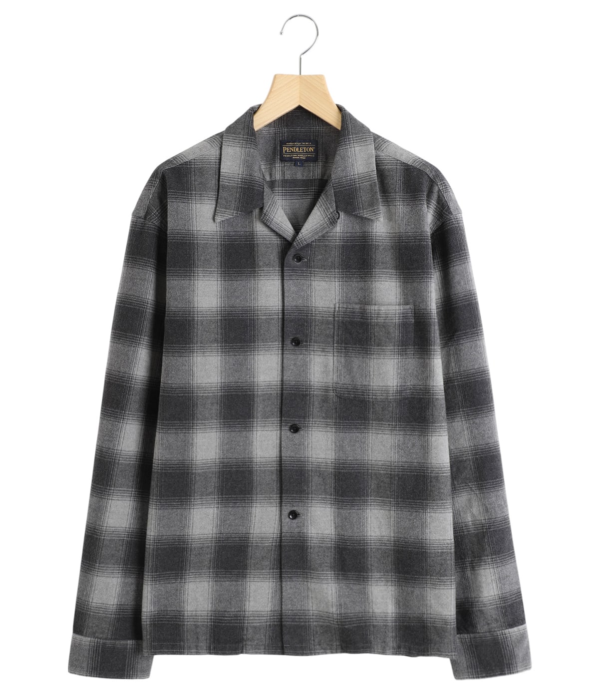 PENDLETON/別注Big Size OP Collar Gather SH 予約】別注 Cotton Shaggy Open Collar Shirt | PENDLETON(ペン