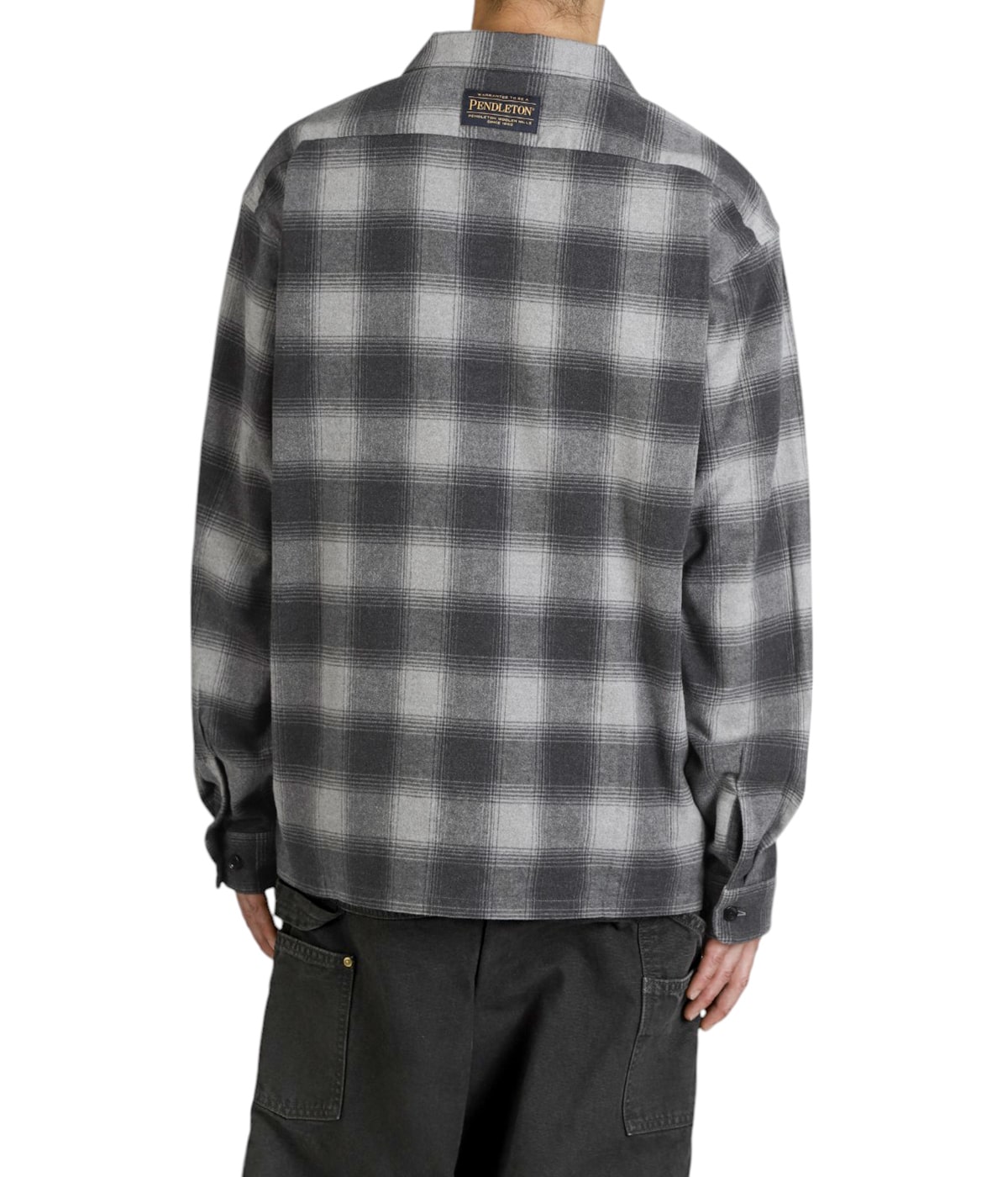 PENDLETON/別注Big Size OP Collar Gather SH MEN'S BROWNSVILLE SHEARLING-COLLAR COAT