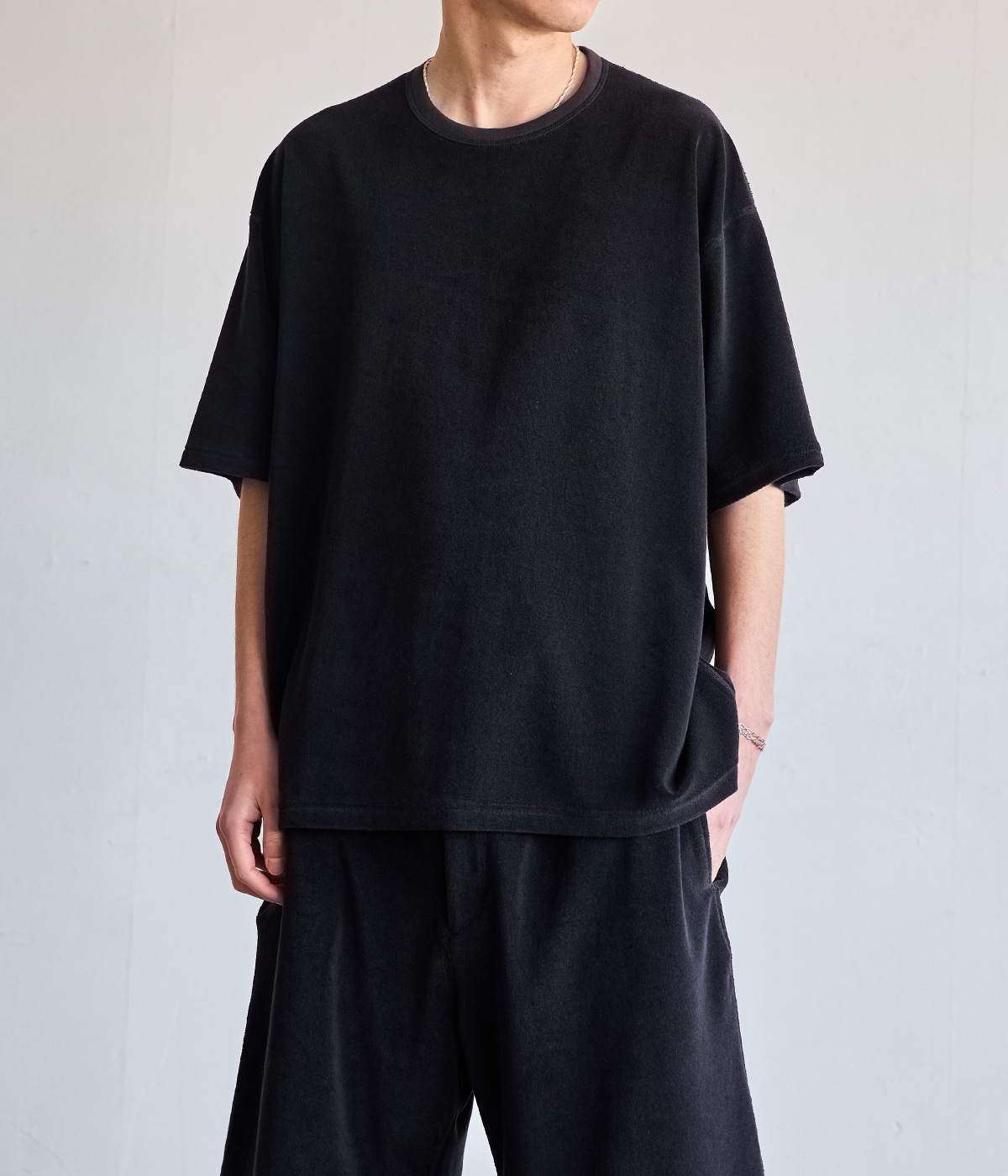 【予約】別注 VELVET PILE REVERSIBLE T-SHIRT