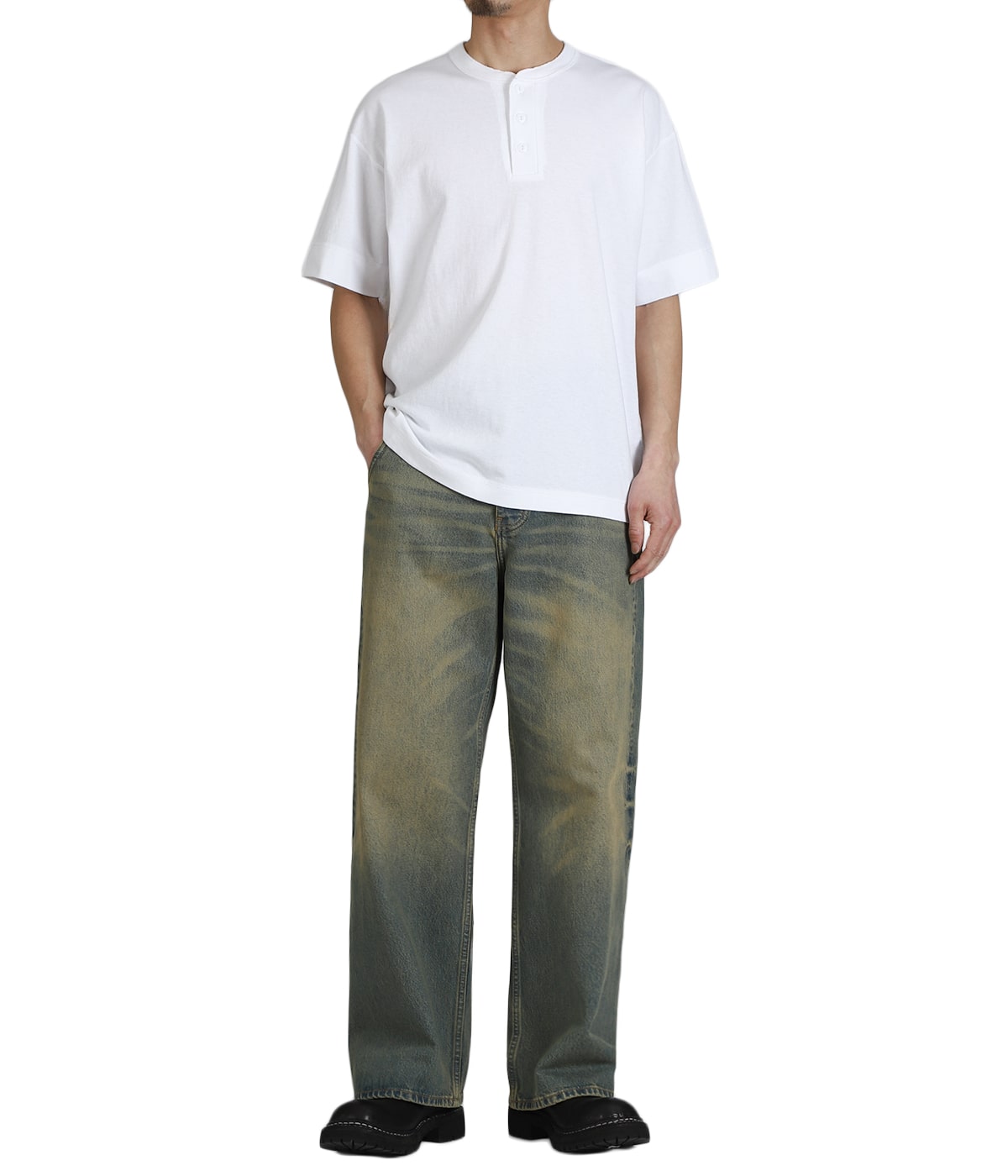 予約】別注 WIDE HENLEY SHORT SLEEVE | Healthknit(ヘルスニット