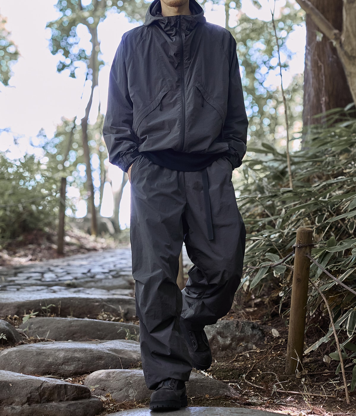 予約】別注 Dope Dyed Rip-stop Wide Pants | Goldwin(ゴールド