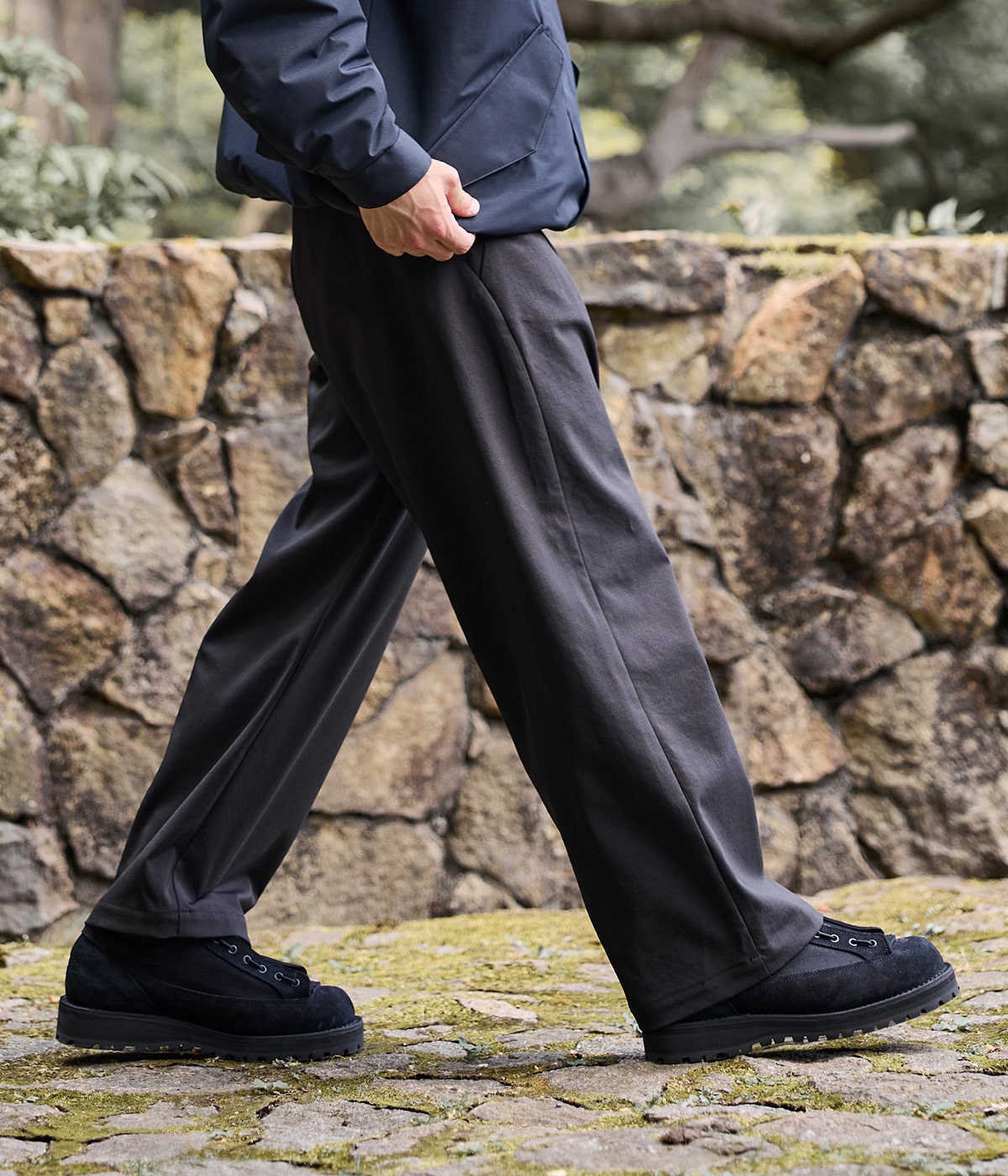 予約】別注 Dry Stretch Twill Wide Straight Pants | Goldwin