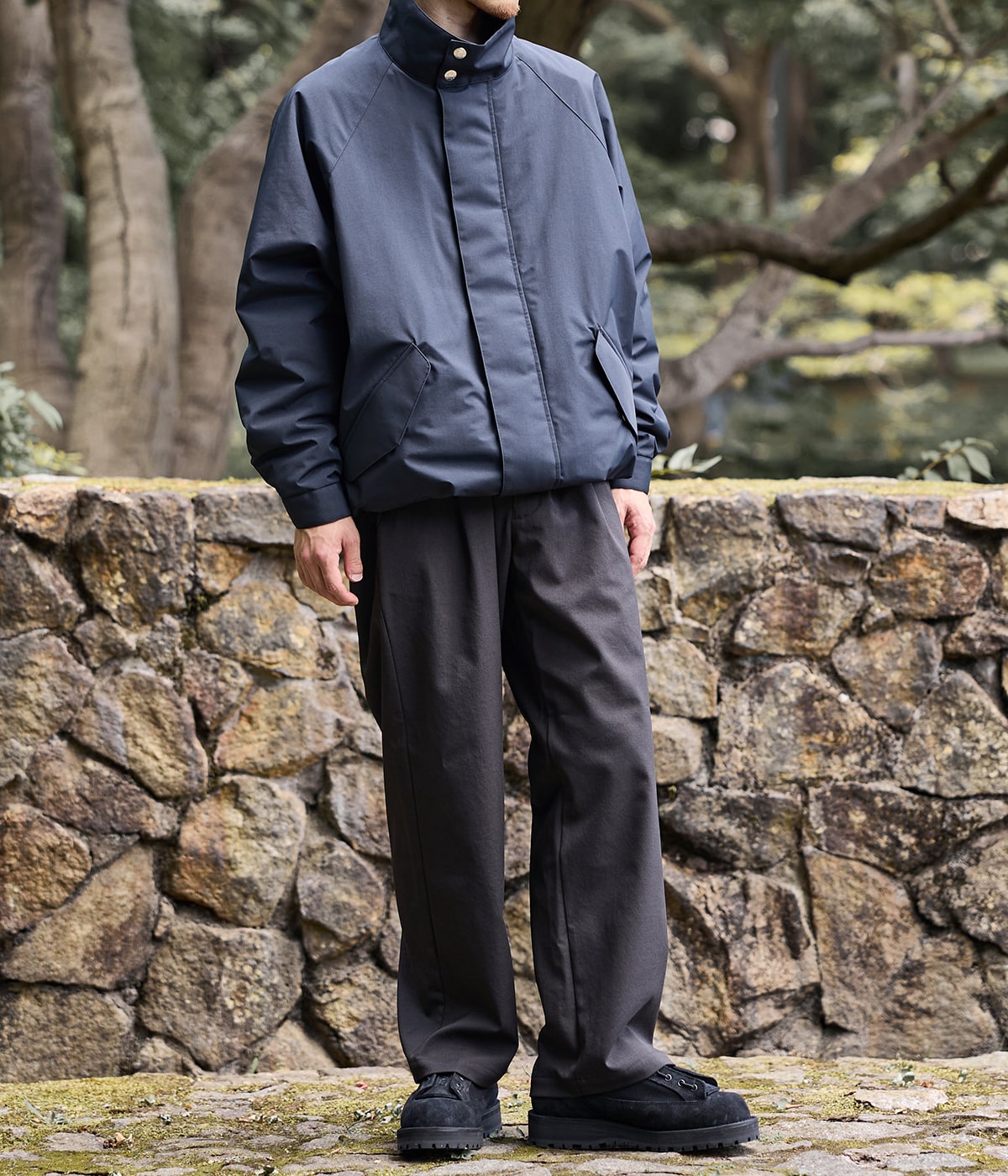 ① ウンソク ★ フーディー【A】チャコール FLAME ZIP HOODIE | FORSOMEONE(フォーサムワン)公式ONLINE STORE
