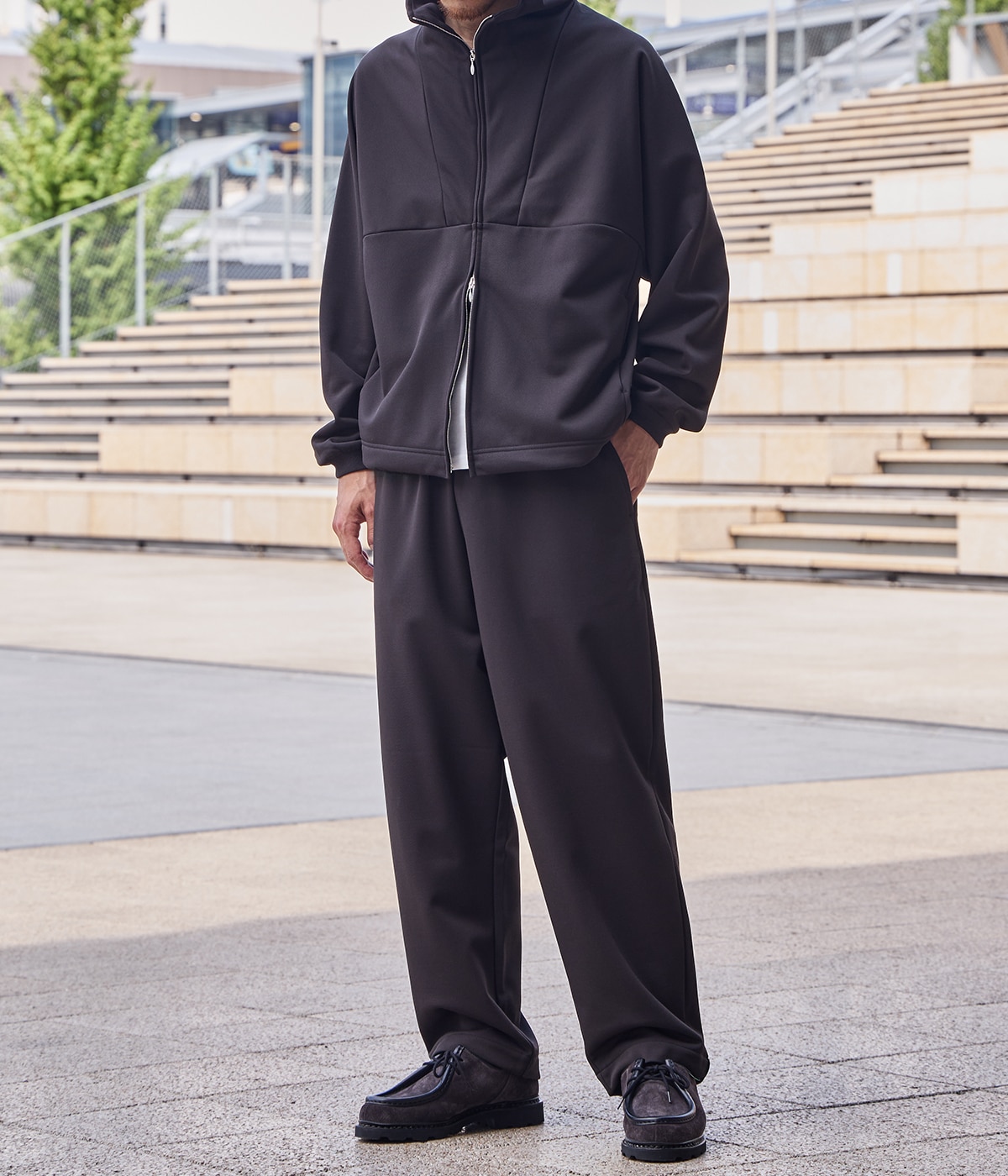 予約】別注 JERSEY ONE TUCK EASY PANTS | BATONER(バトナー