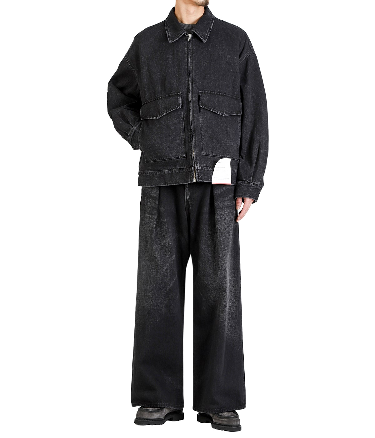 別注 Selvage Denim Two Tuck Wide Pants | Graphpaper(グラフペーパー