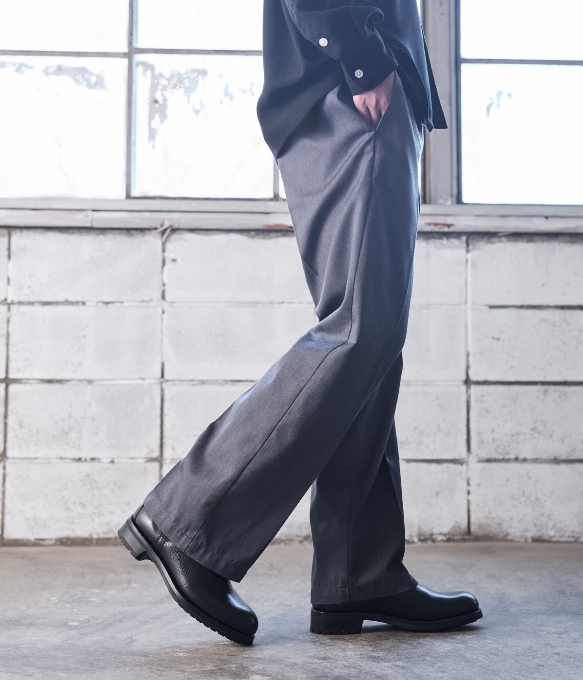 Dickies Antimid グレー ワークパンツ ワークスラックス【Dickies別注】【＃すごチノ】【裾上げ済み