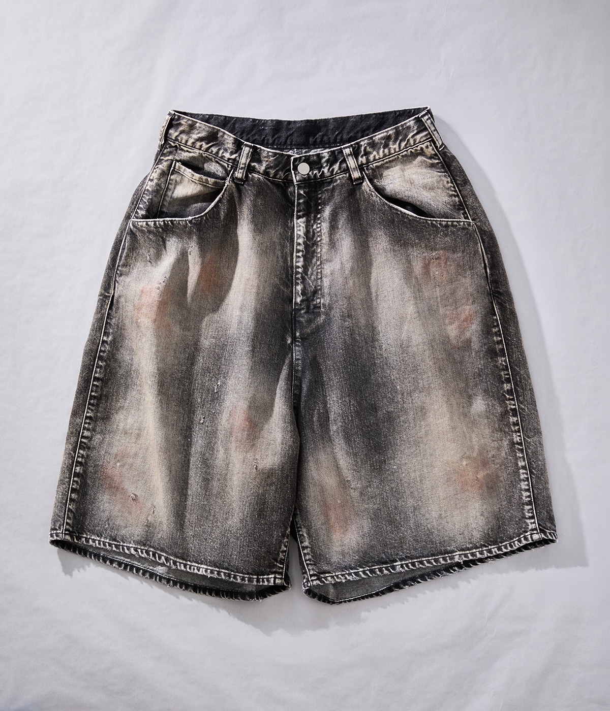 別注 AGING DENIM SHORTS | ANCELLM(アンセルム) / パンツ デニム